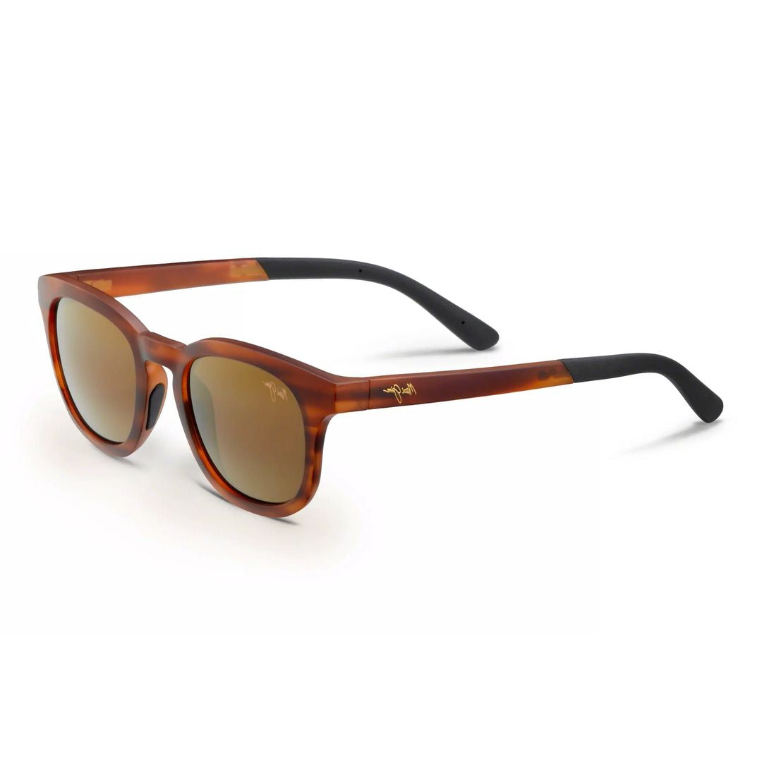 Koko Head Tortoiseshell Rectangular Frame Sunglasses with Contrast Tips