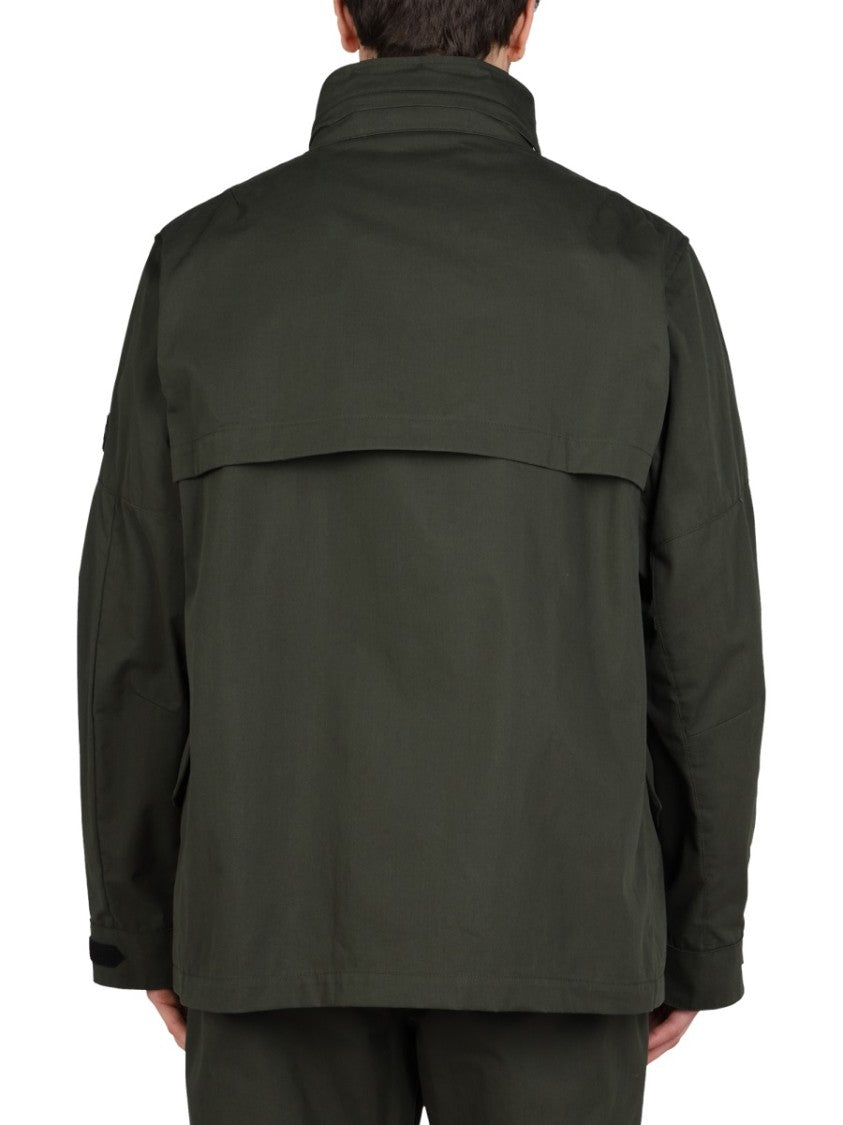 Structured High Neck Jacket With Button
