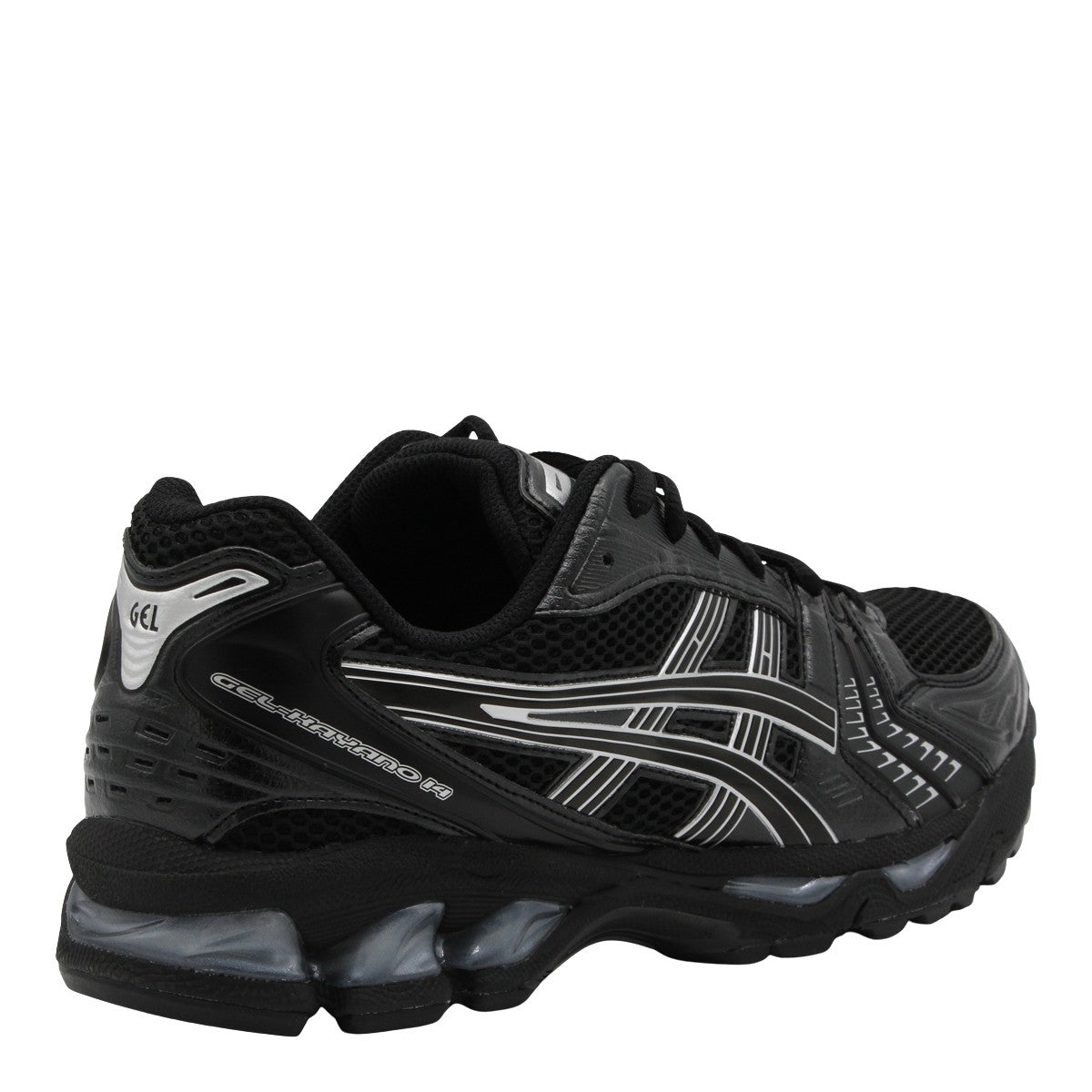 Black Mesh Sneakers with Gel Cushioning