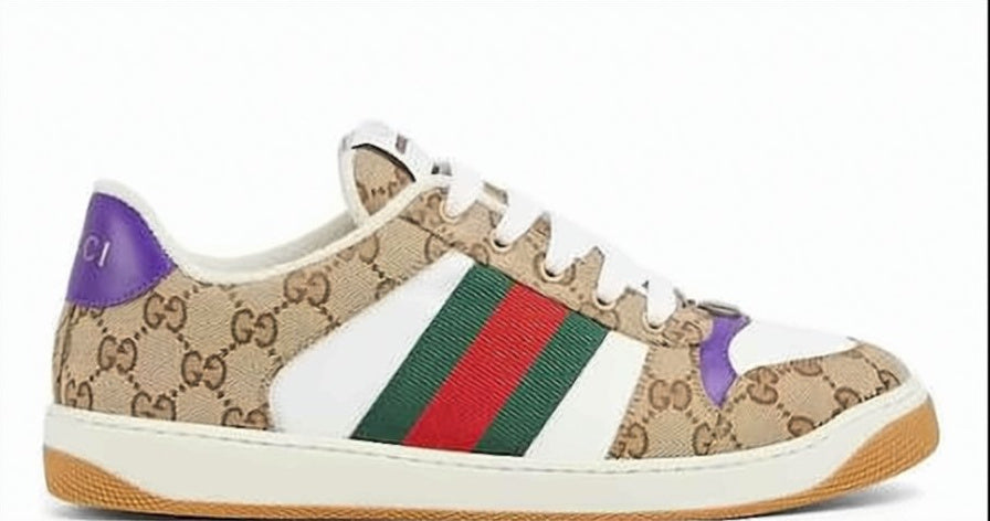 Canvas Sneakers with Signature Monogram