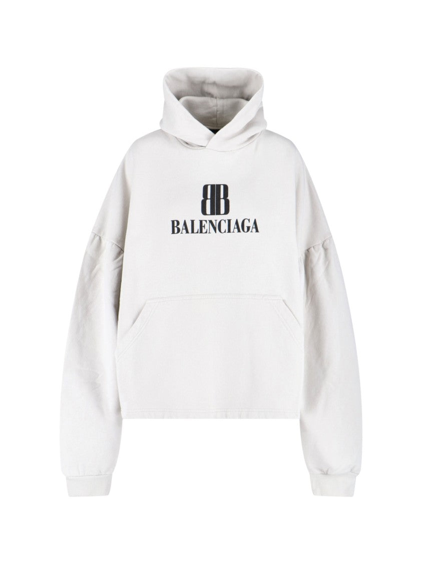Logo Hoodie – White