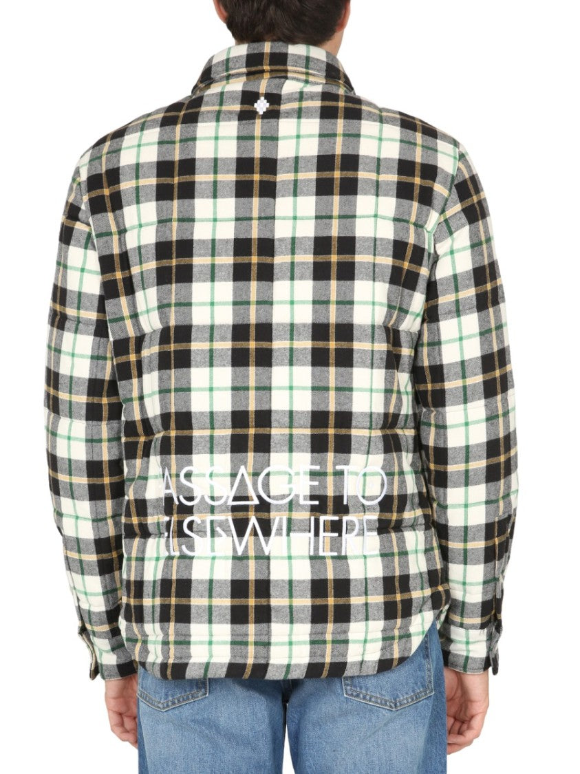 Plaid Shirt Jacket With Classic Collar