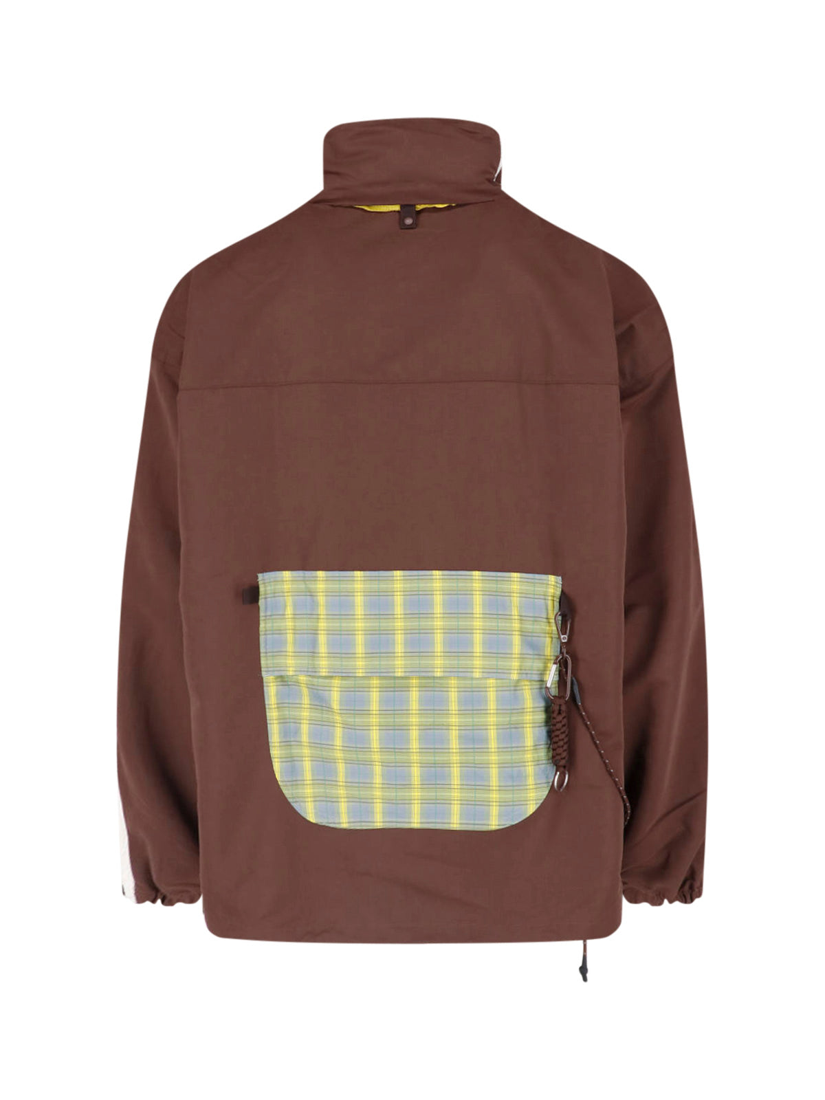 Zip-Up Jacket with High Collar and Signature Stripes
