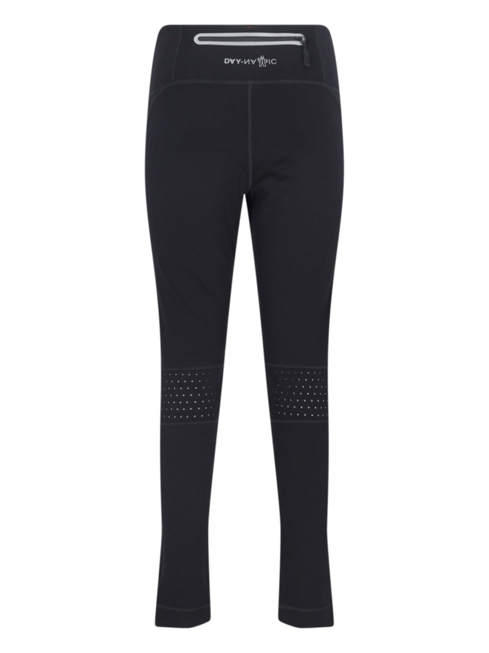 Studded Leggings In Black Stretch Nylon