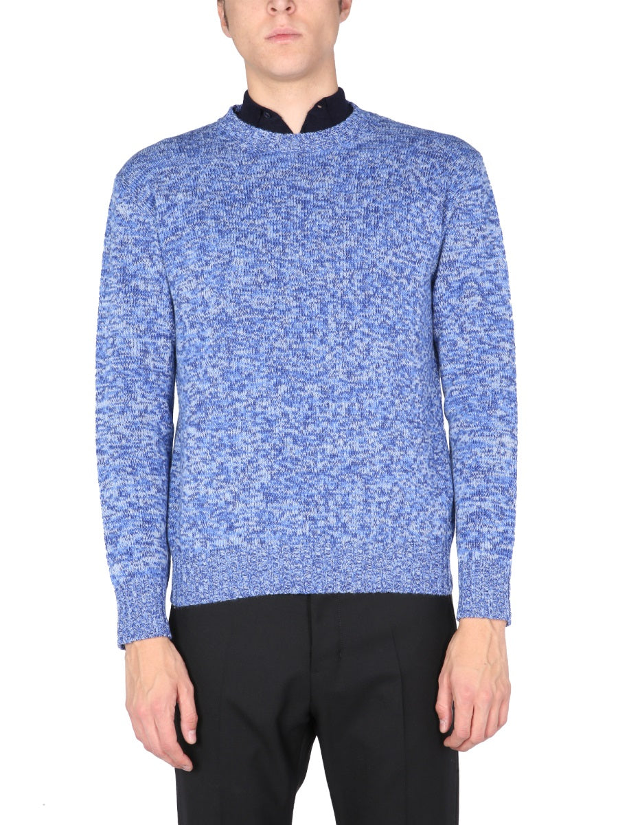 Crew Neck Wool Sweater
