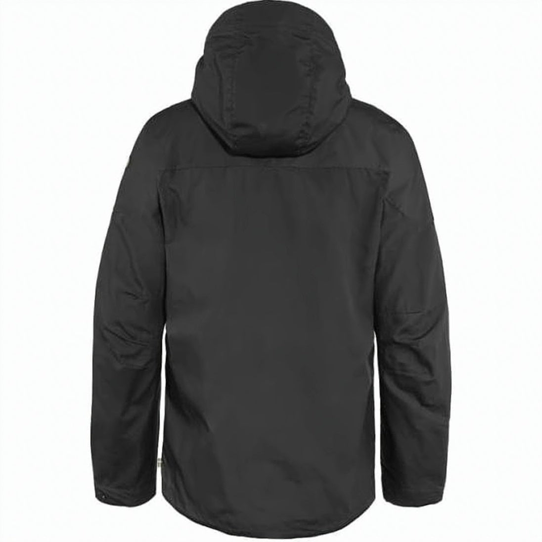 Black Casual Jacket with Adjustable Hood