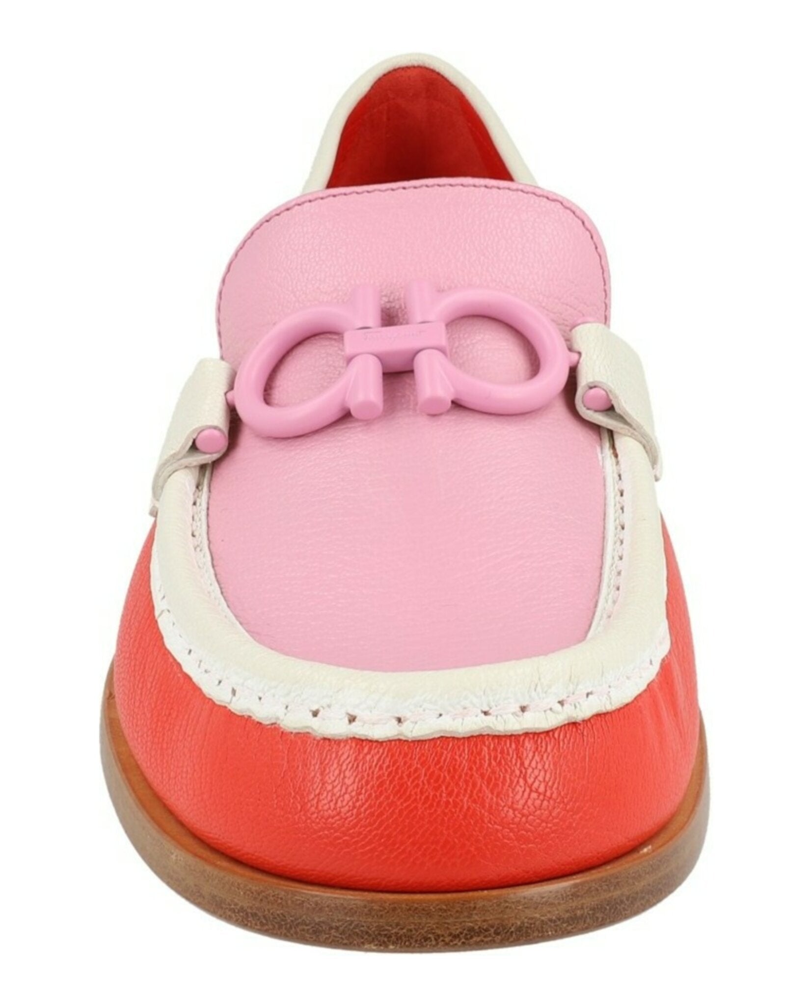 Rolo Gancini Leather Loafers