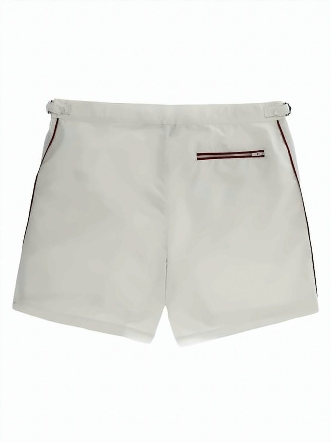 White Shorts with Embroidered Logo