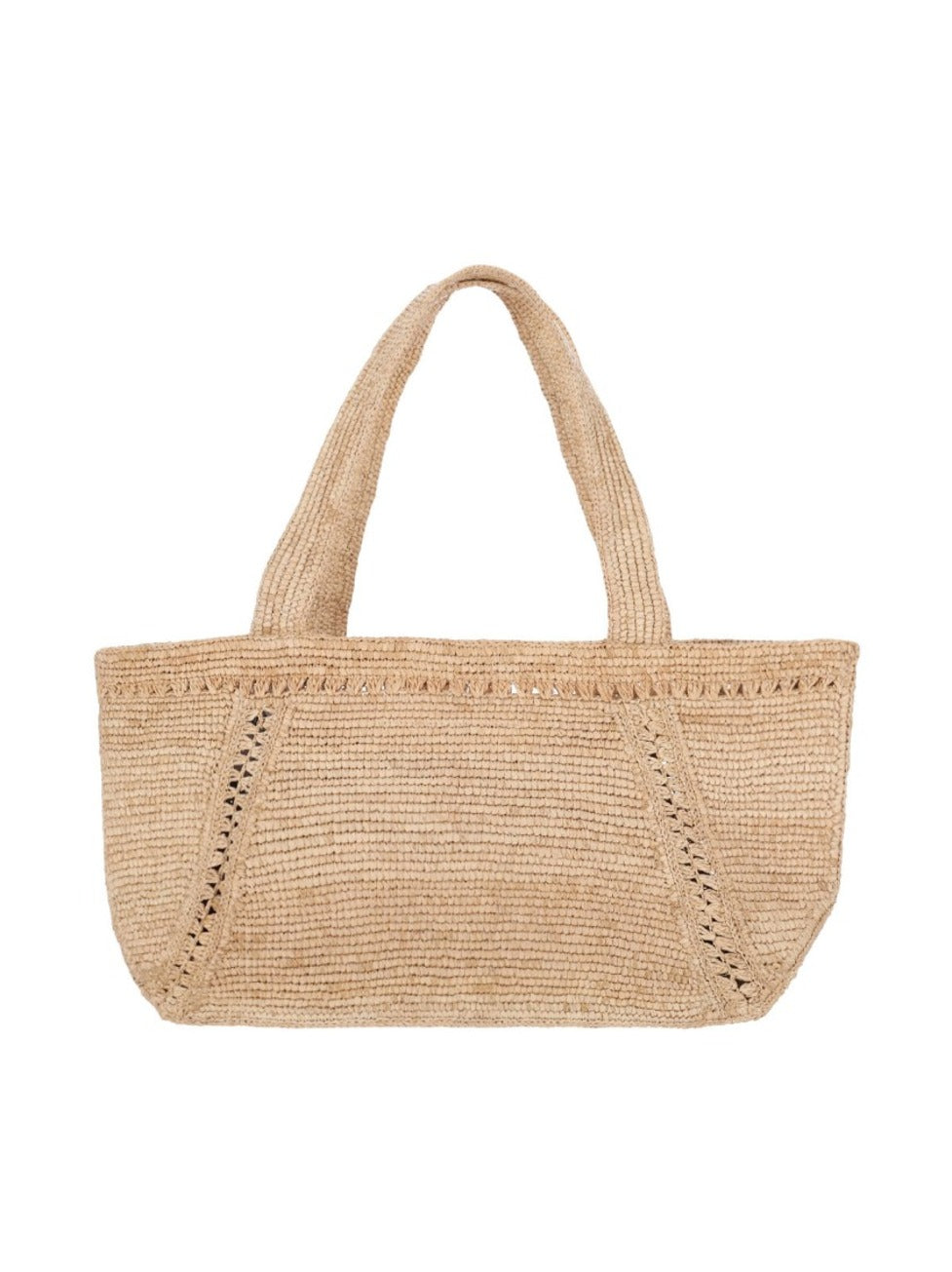 "Trapezio" Large Tote – Beige