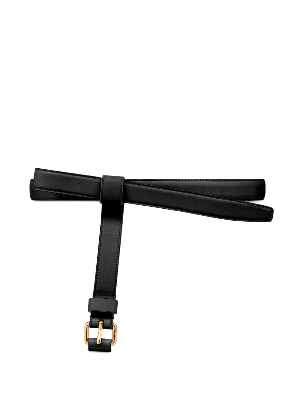 Sheepskin Leather Slim Belt