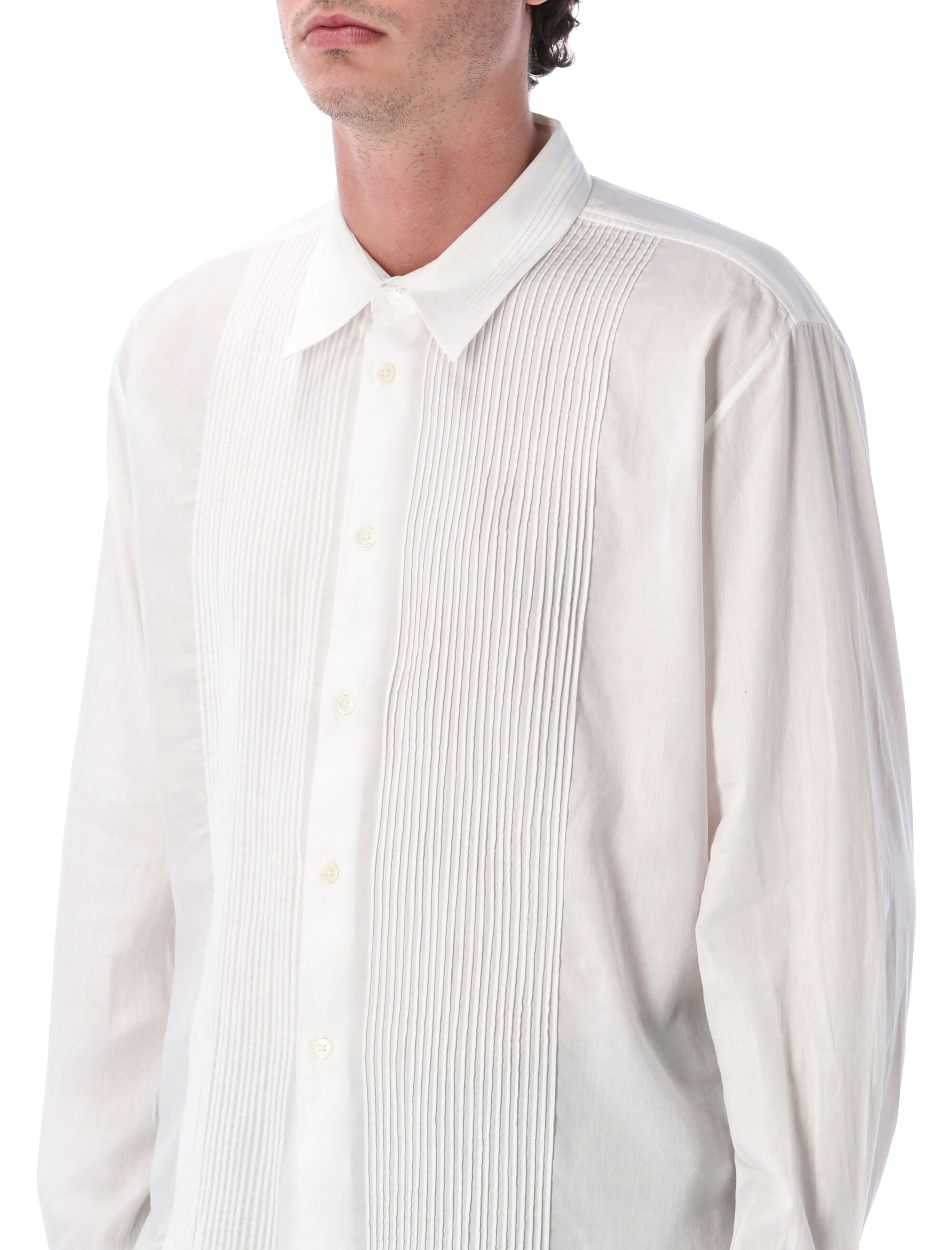 Ivory Pintuck Cotton Promise Shirt