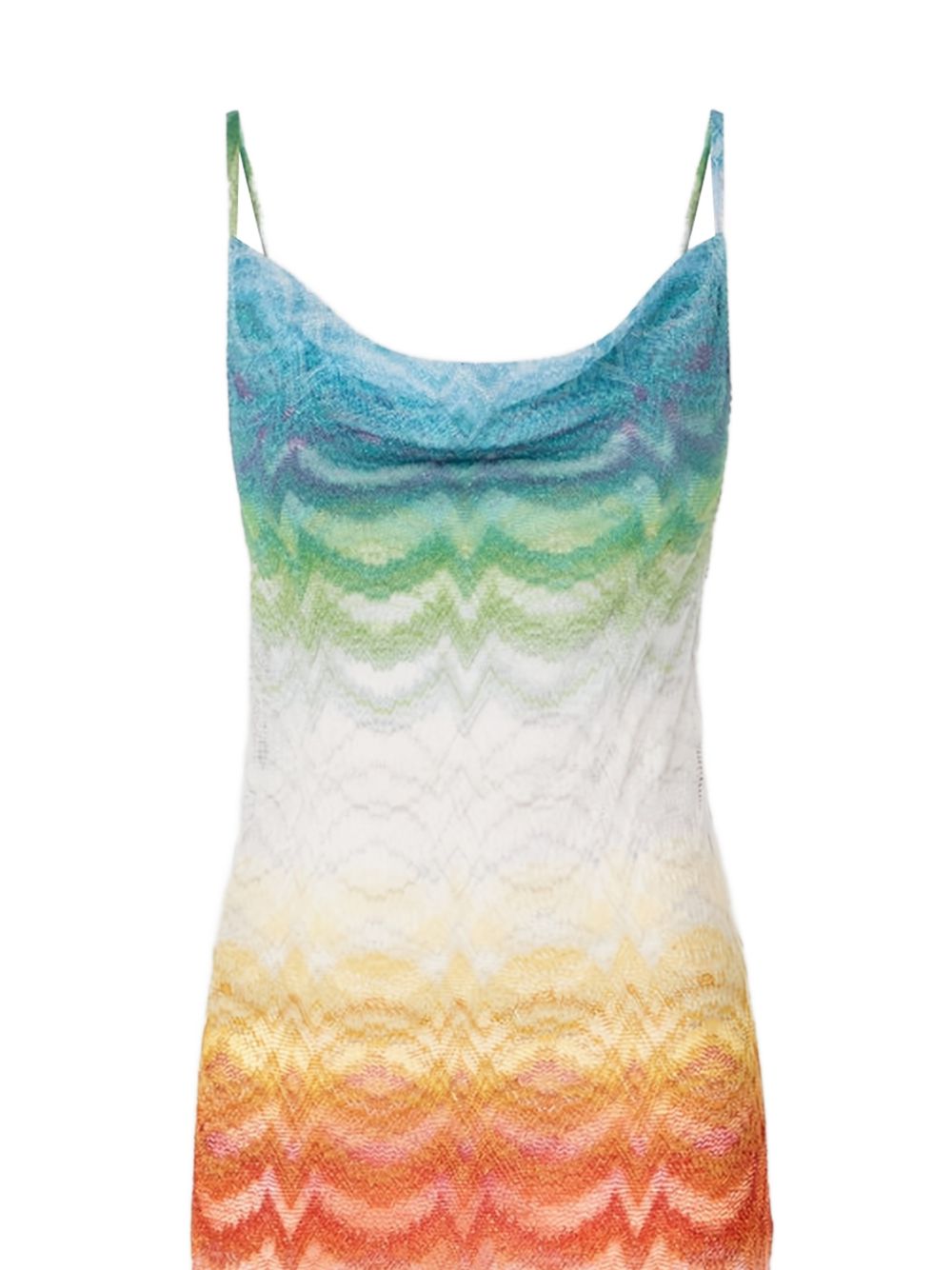 Ankle-Length Multicolor Maxi Dress