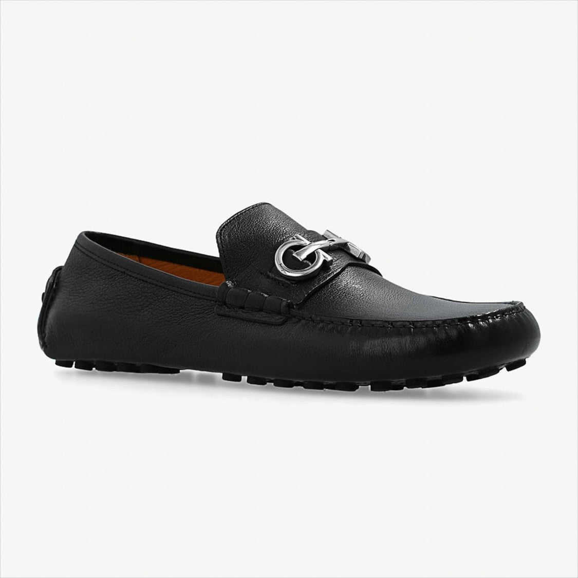 Textured Buffalo Leather Driving Shoes