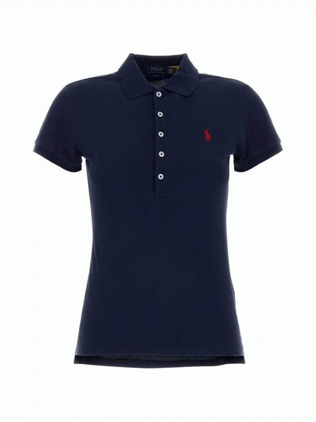 Fitted Short-Sleeve Polo Shirt with Classic Collar