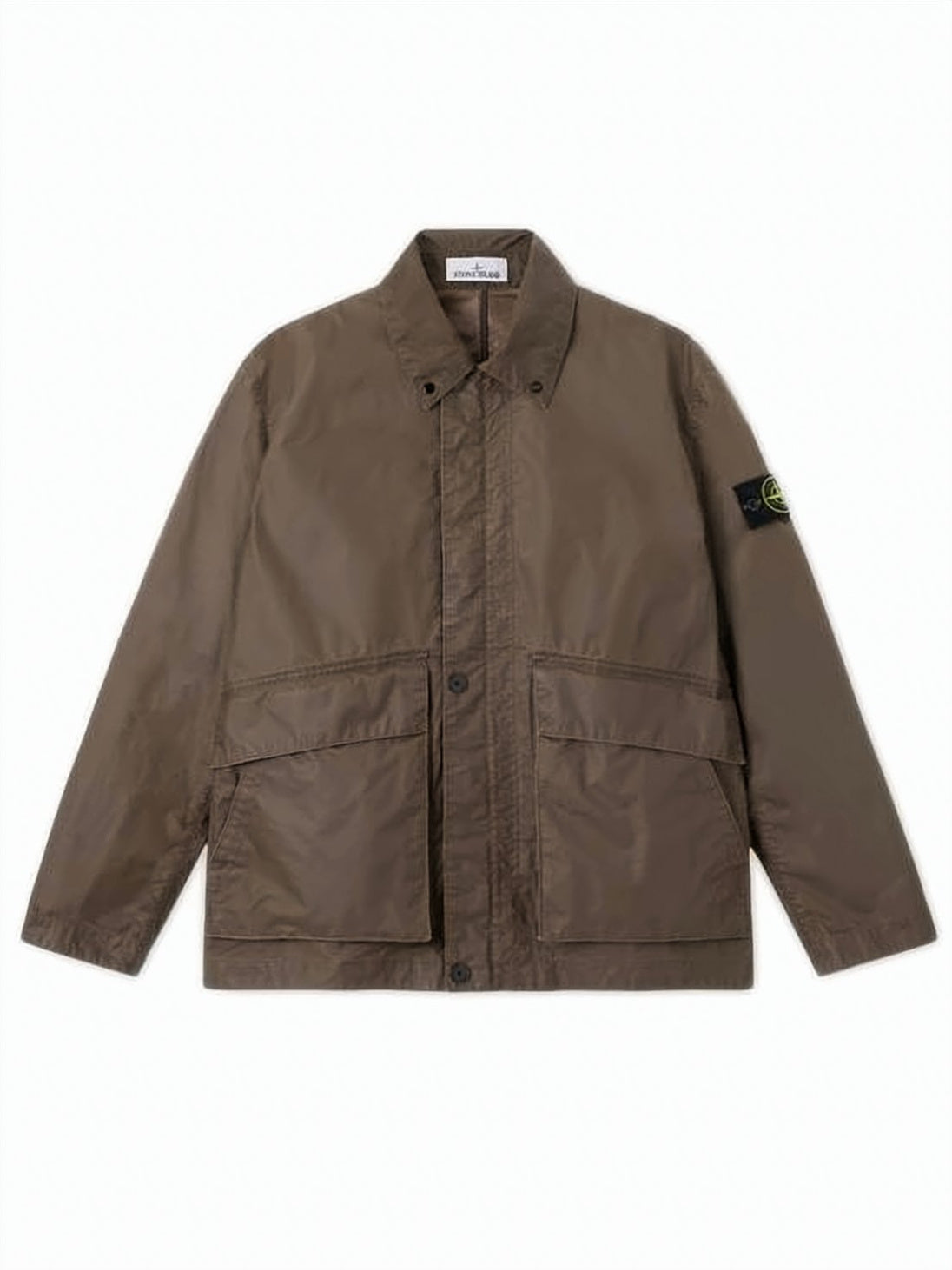 Boxy Brown Leather Jacket