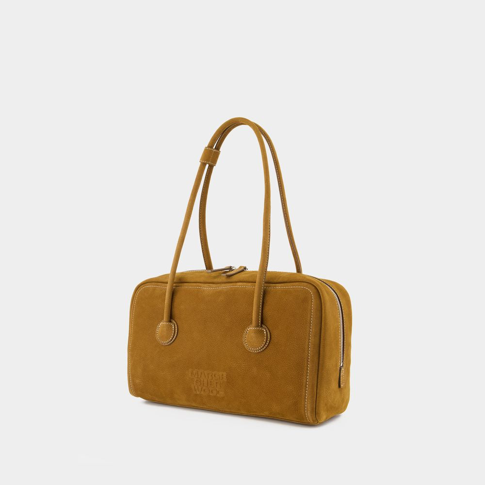 Soft Boston Shoulder Bag - Leather - Brown