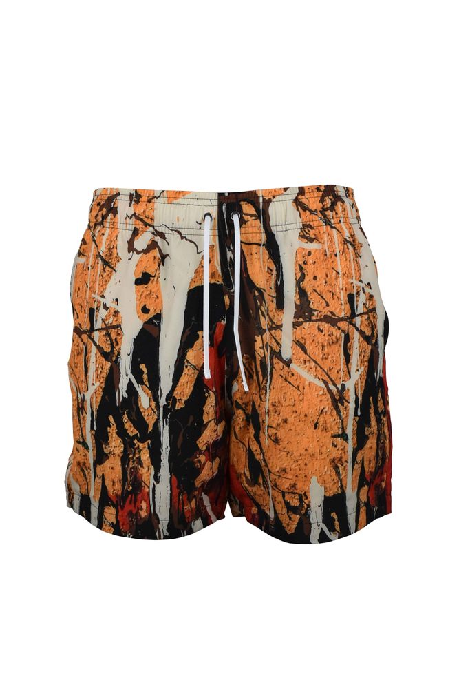 Paint Stain Effect Amiri Swim Shorts