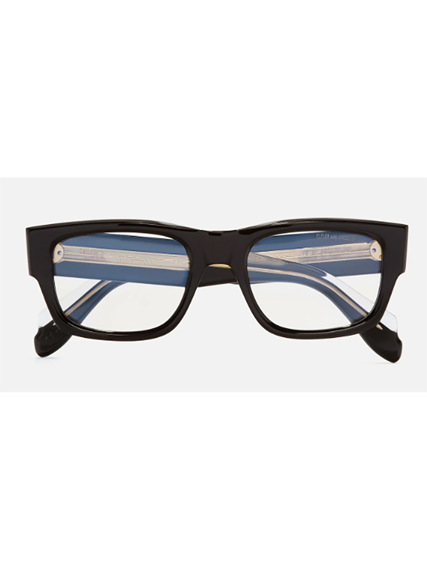 Bold Rectangular Acetate Eyeglasses with Oversized Lenses