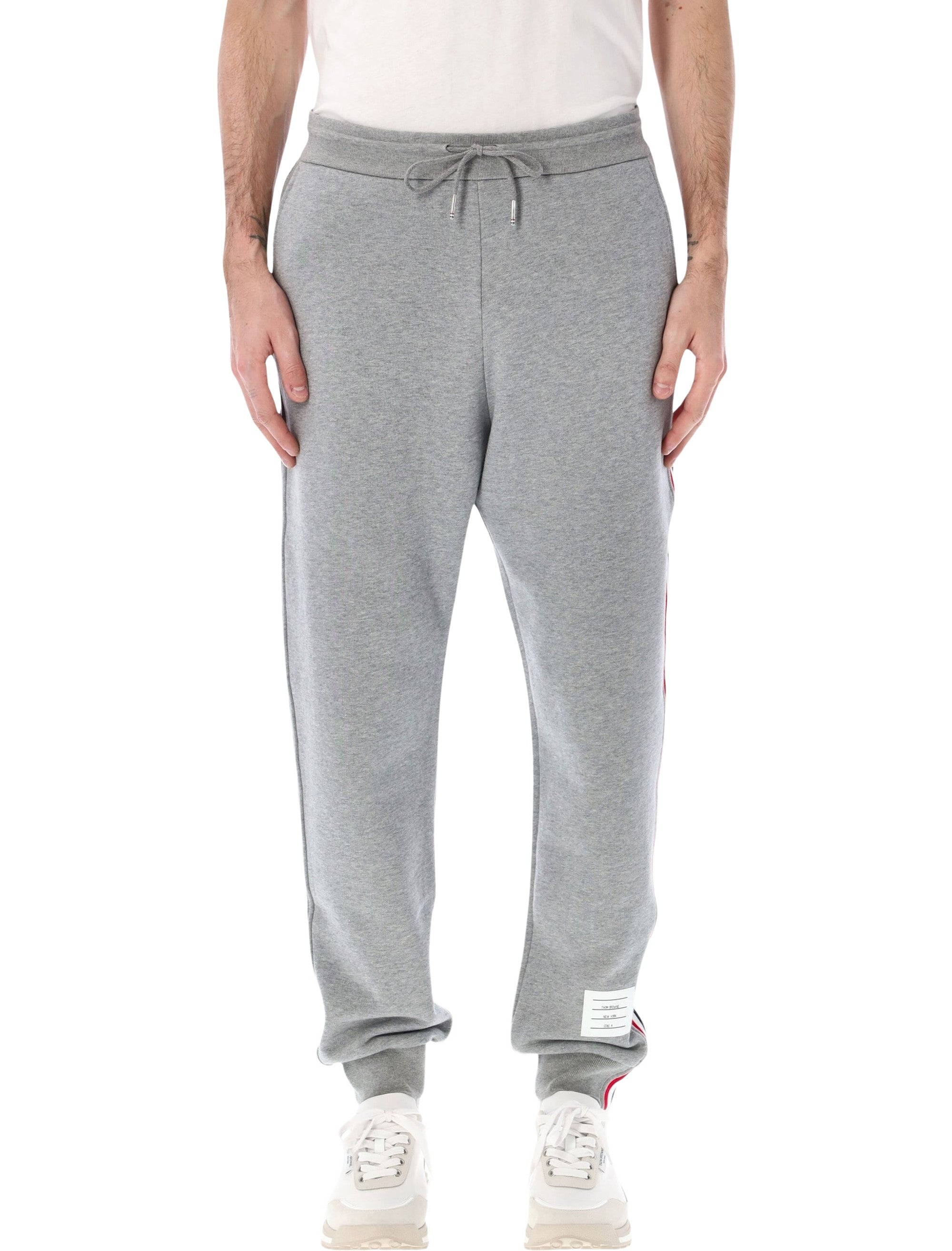 Grosgrain-Trimmed Tapered Sweatpants