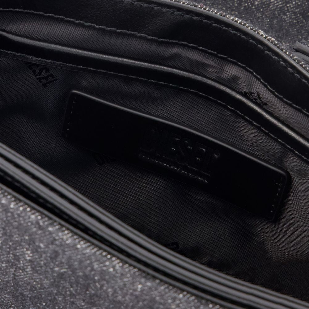 1Dr Shoulder Bag - Cotton - Black