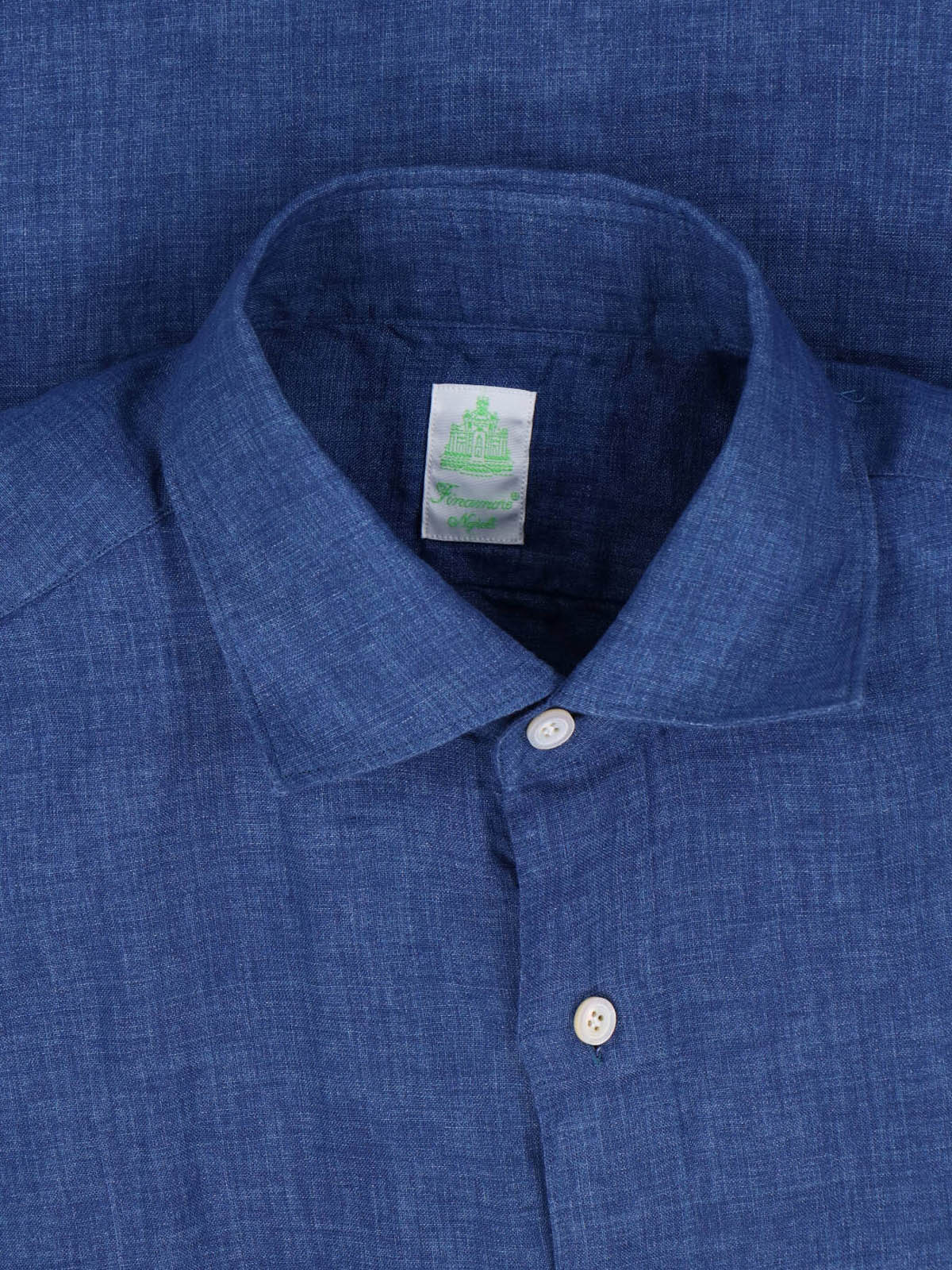 Blue Gaeta Linen Shirt