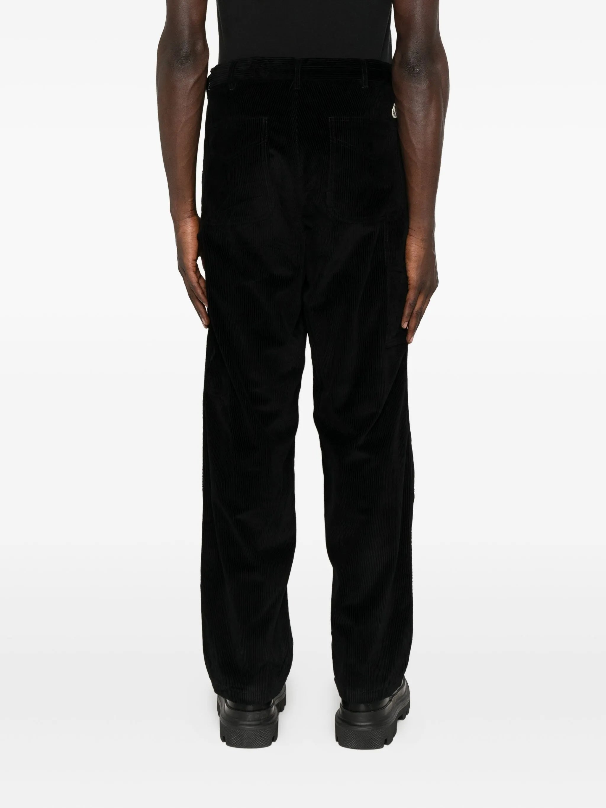 Textured Corduroy Straight-leg Five-pocket Pants