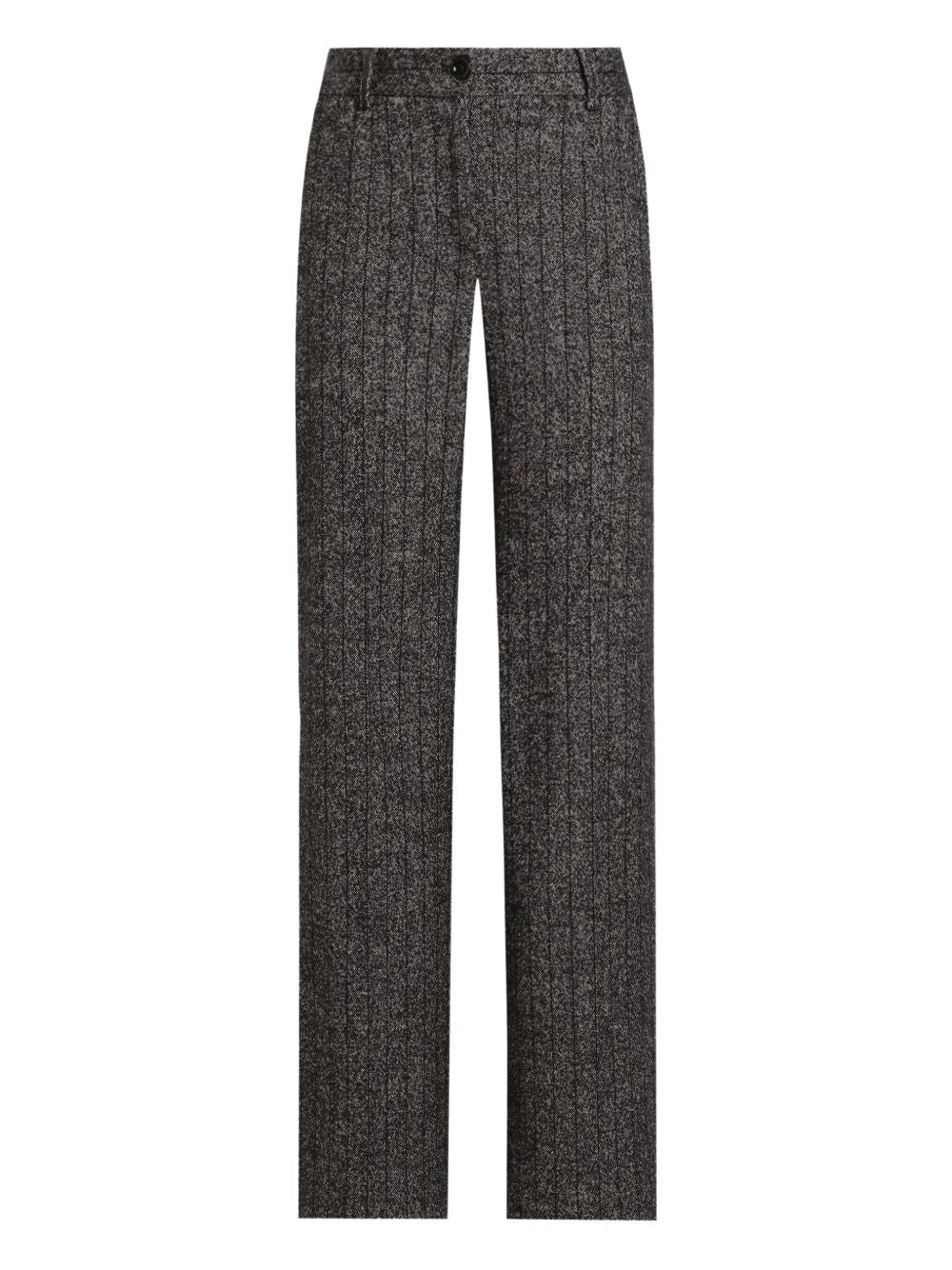Classic Grey Wool Trousers