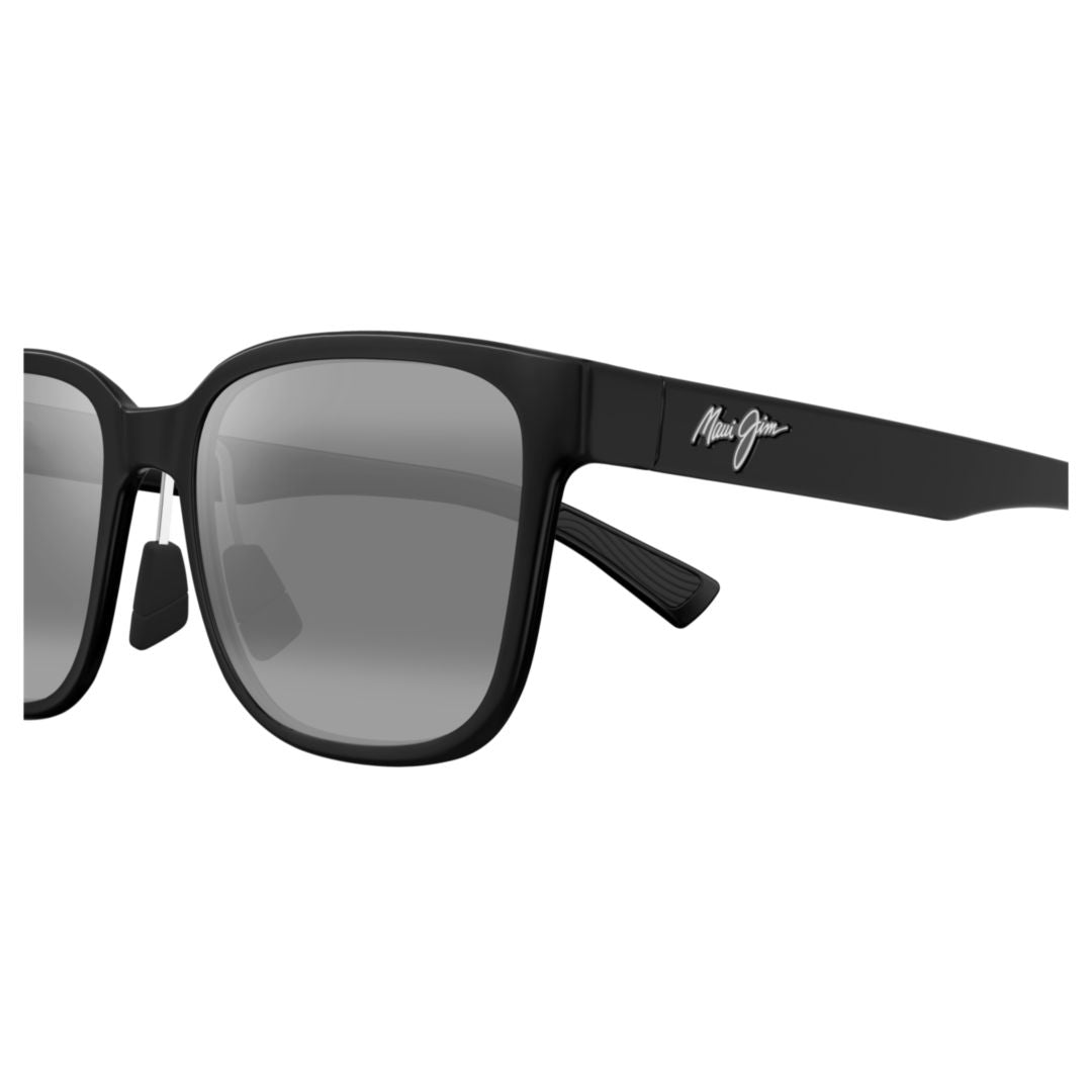 Paulele Af Rectangular Frame Sunglasses with Gradient Grey Lenses
