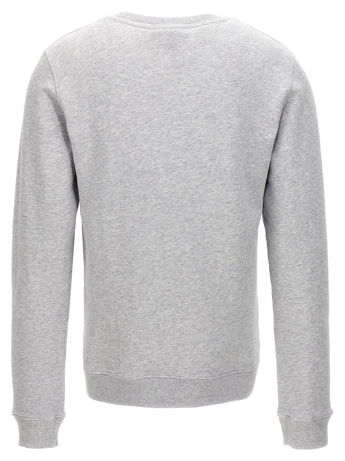 Long-Sleeved Crewneck Sweatshirt With Embroidered Emblem