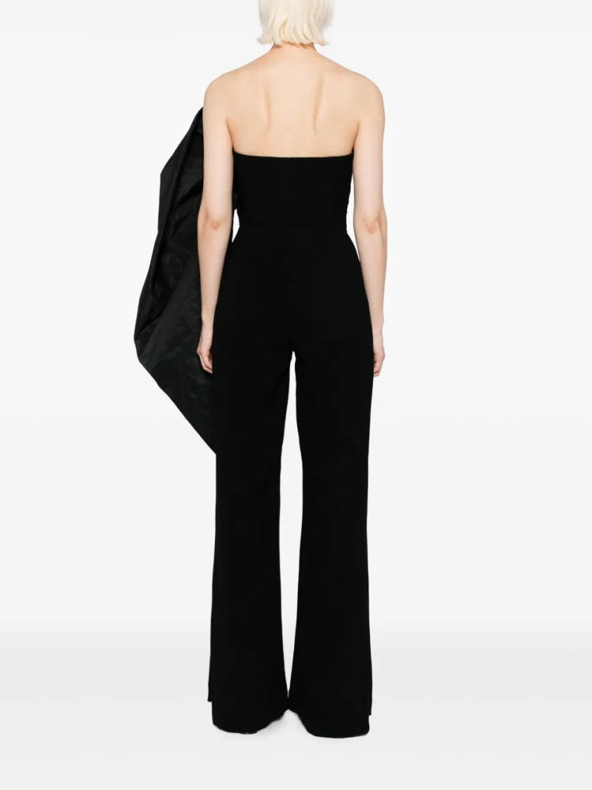 Jumpsuit With Voluminous Taffeta Bow
