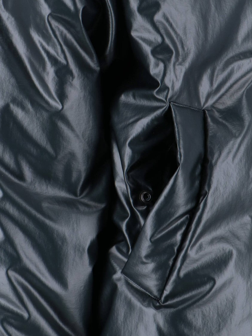 Structured Minimalist Jacket With Front Zipper Closure