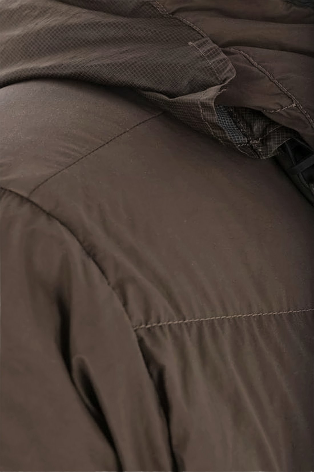 Boxy Cropped Padded Jacket with Horizontal Quilting