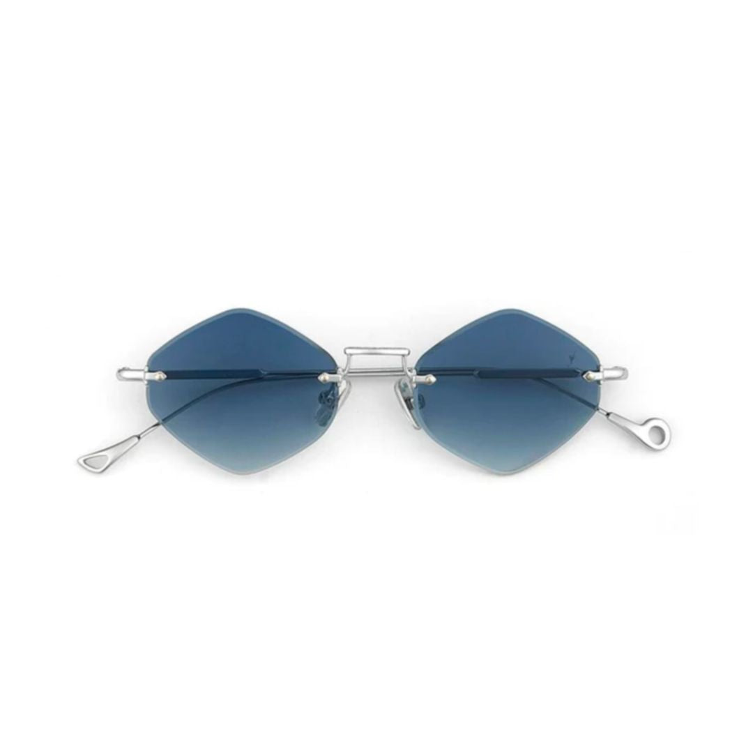 Empire C.1-26 Geometric Lens Sunglasses with Silver Metal Frame