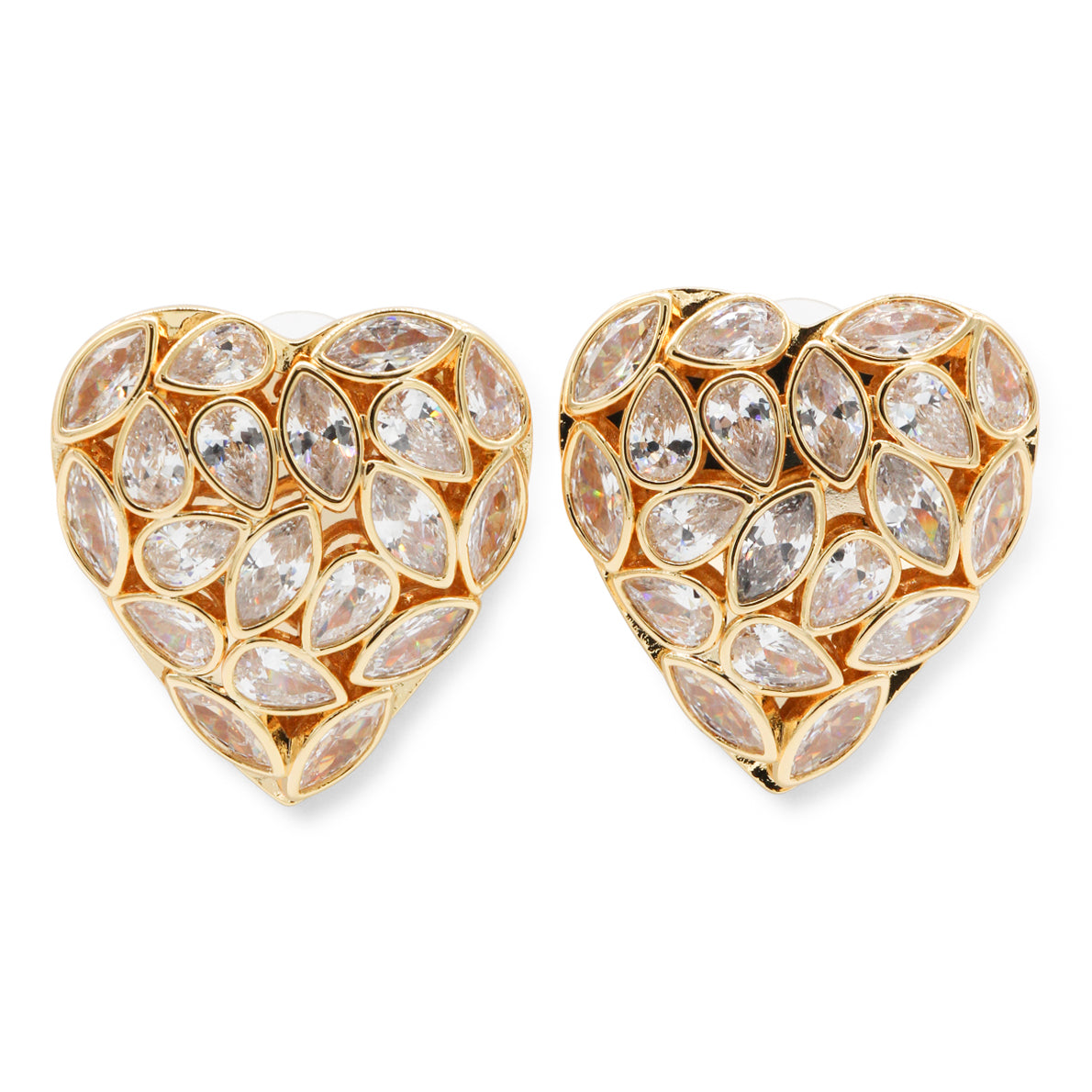 Gold Crystal Earrings