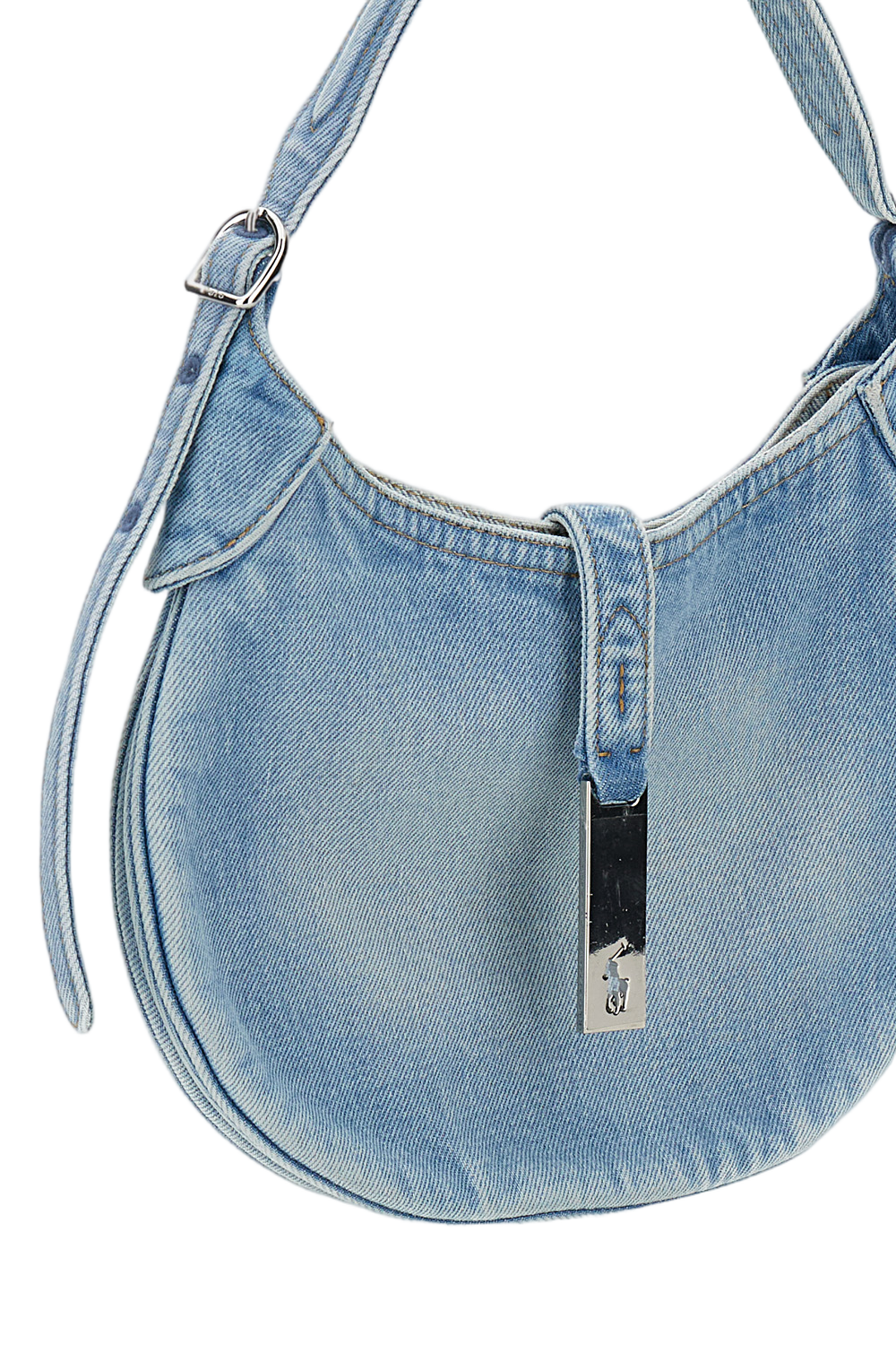 Light Blue Denim Shoulder Bag