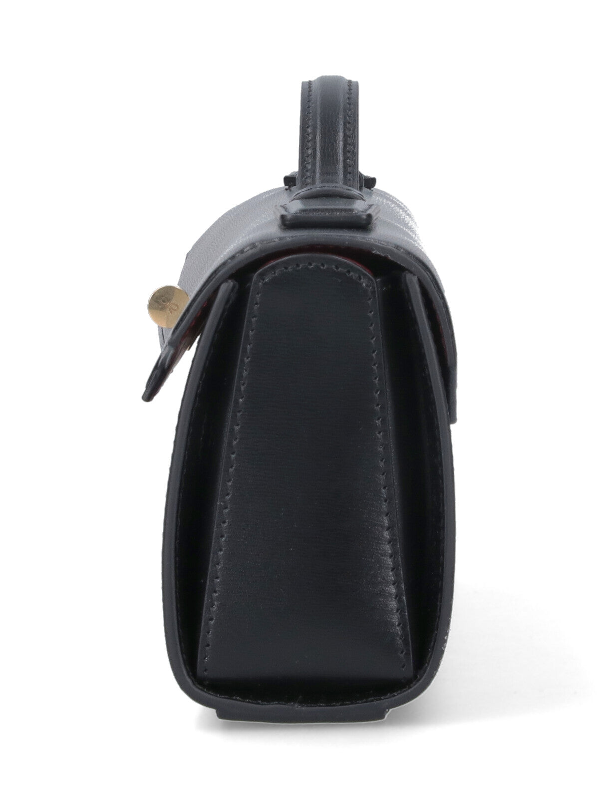 Rectangular Black Leather Clutch