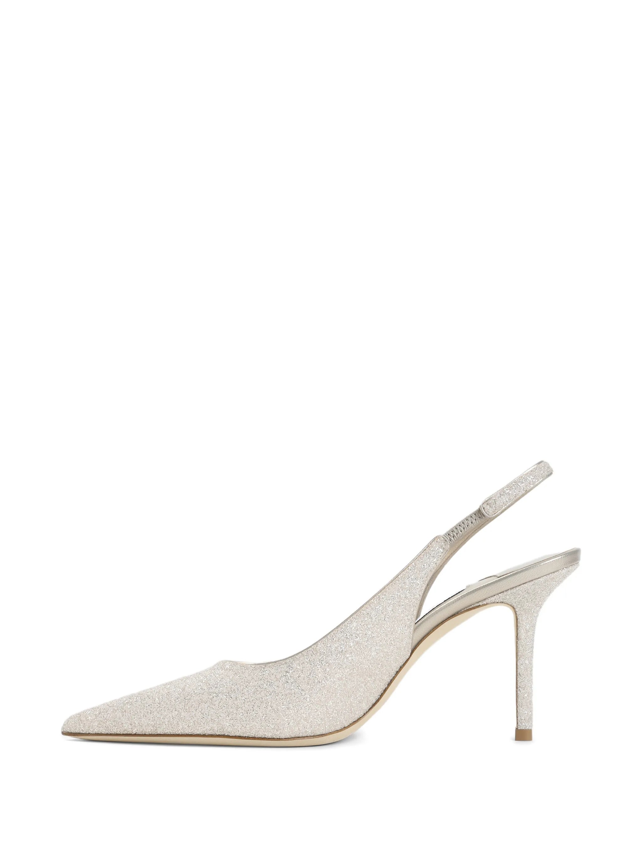 Neutral Love 85 Glitter Slingback Heels