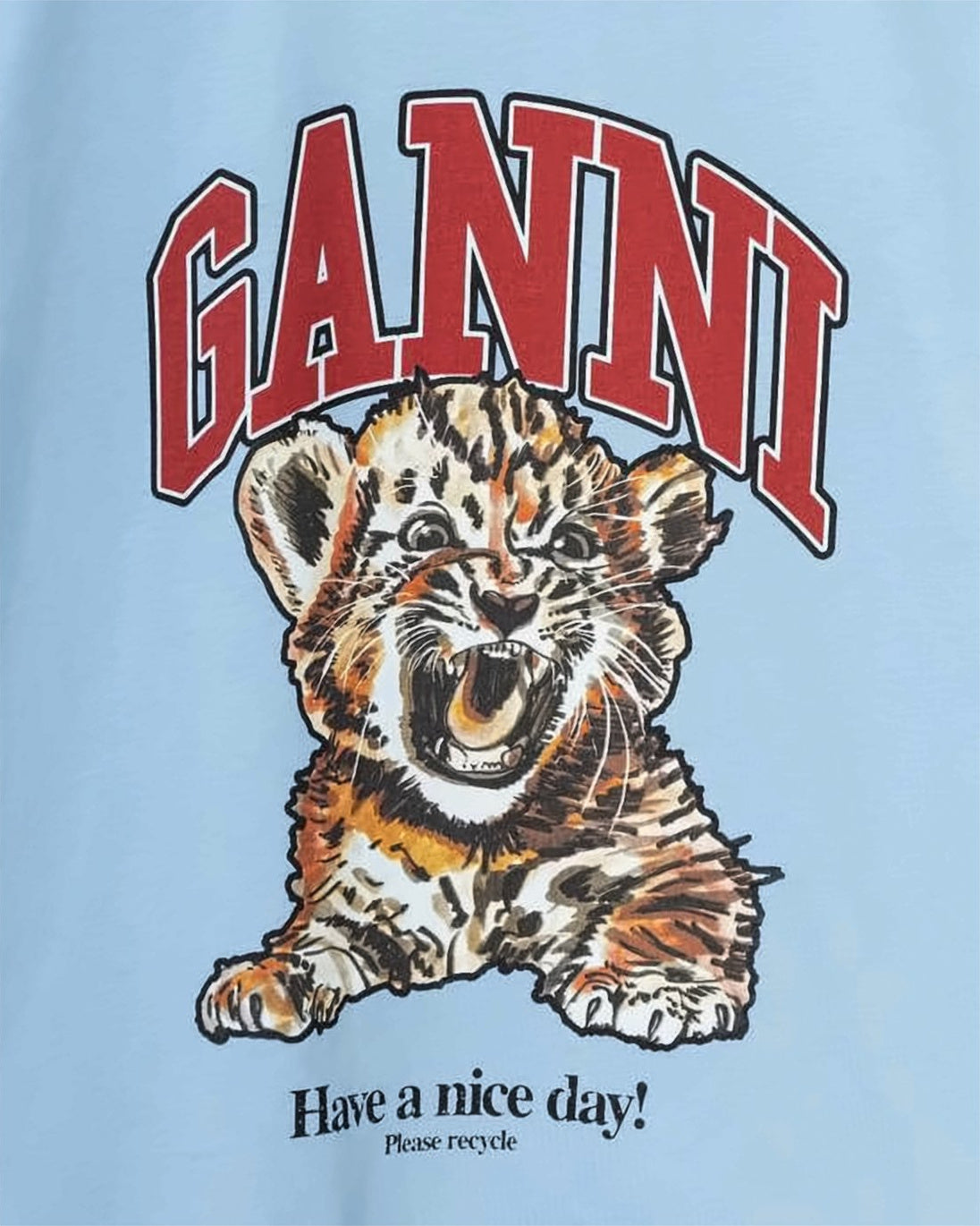 Light Blue Relaxed Organic Cotton T-Shirt