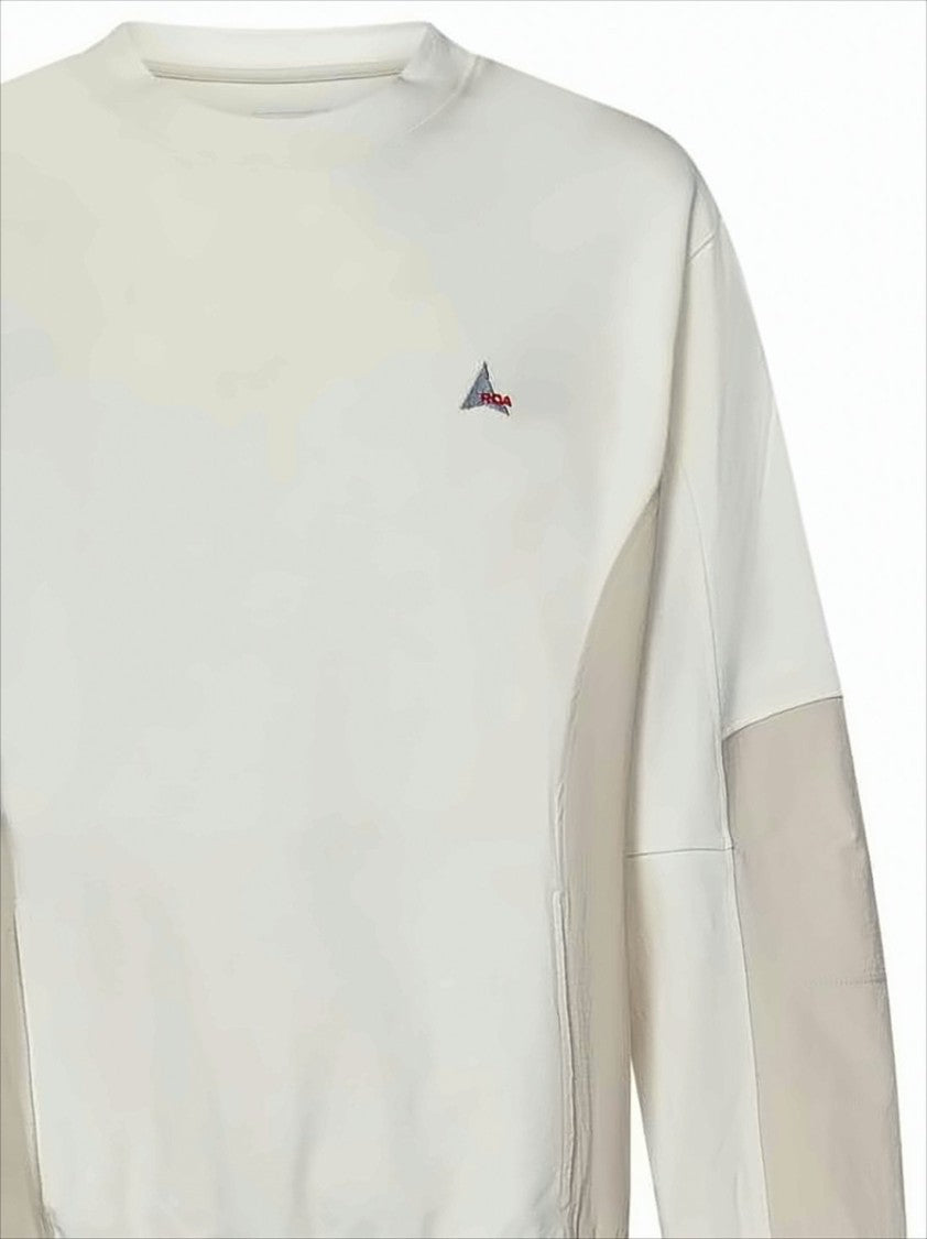 Long-Sleeve Relaxed Fit T-Shirt with Side Panels