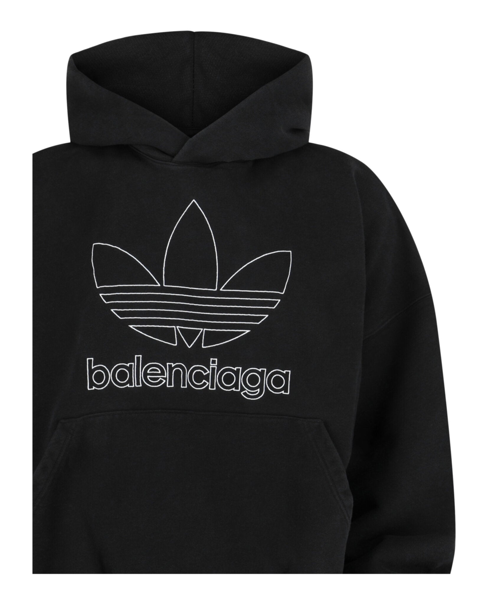 X Adidas Oversized Embroidered Logo Hoodie