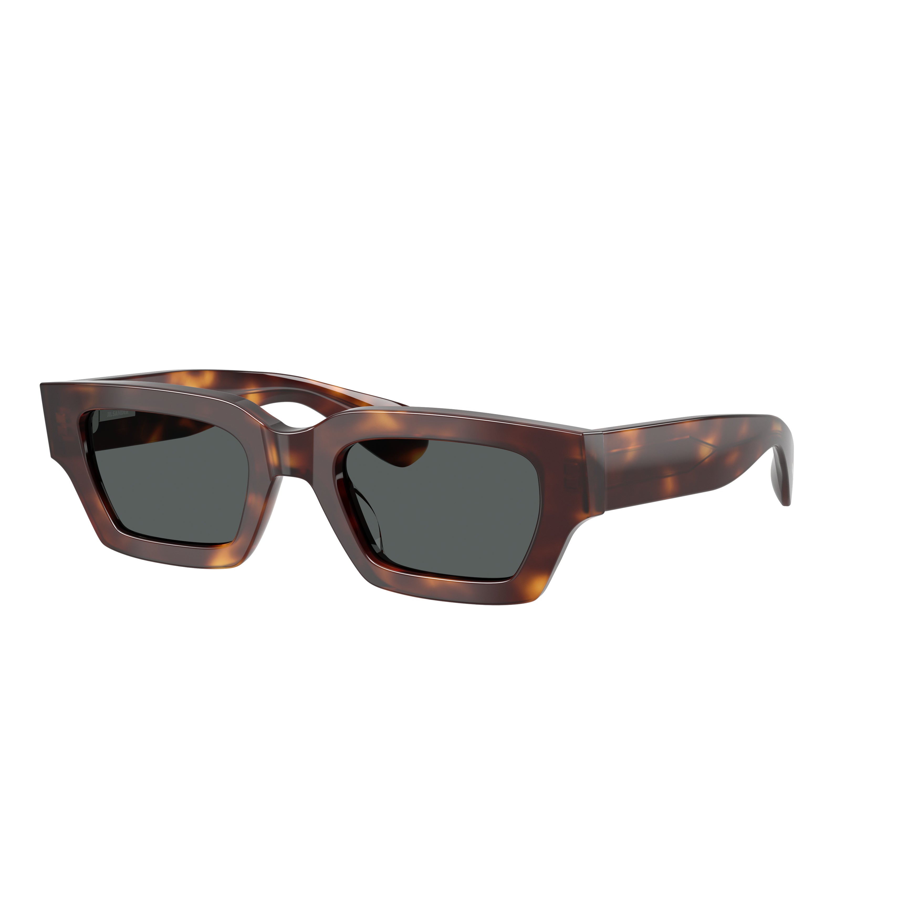0Ov5612Su Bold Rectangular Frame Tortoiseshell Sunglasses