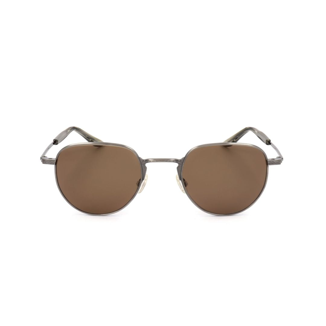 Bp0063 491th Rounded Metal Frame Sunglasses with Translucent Tips