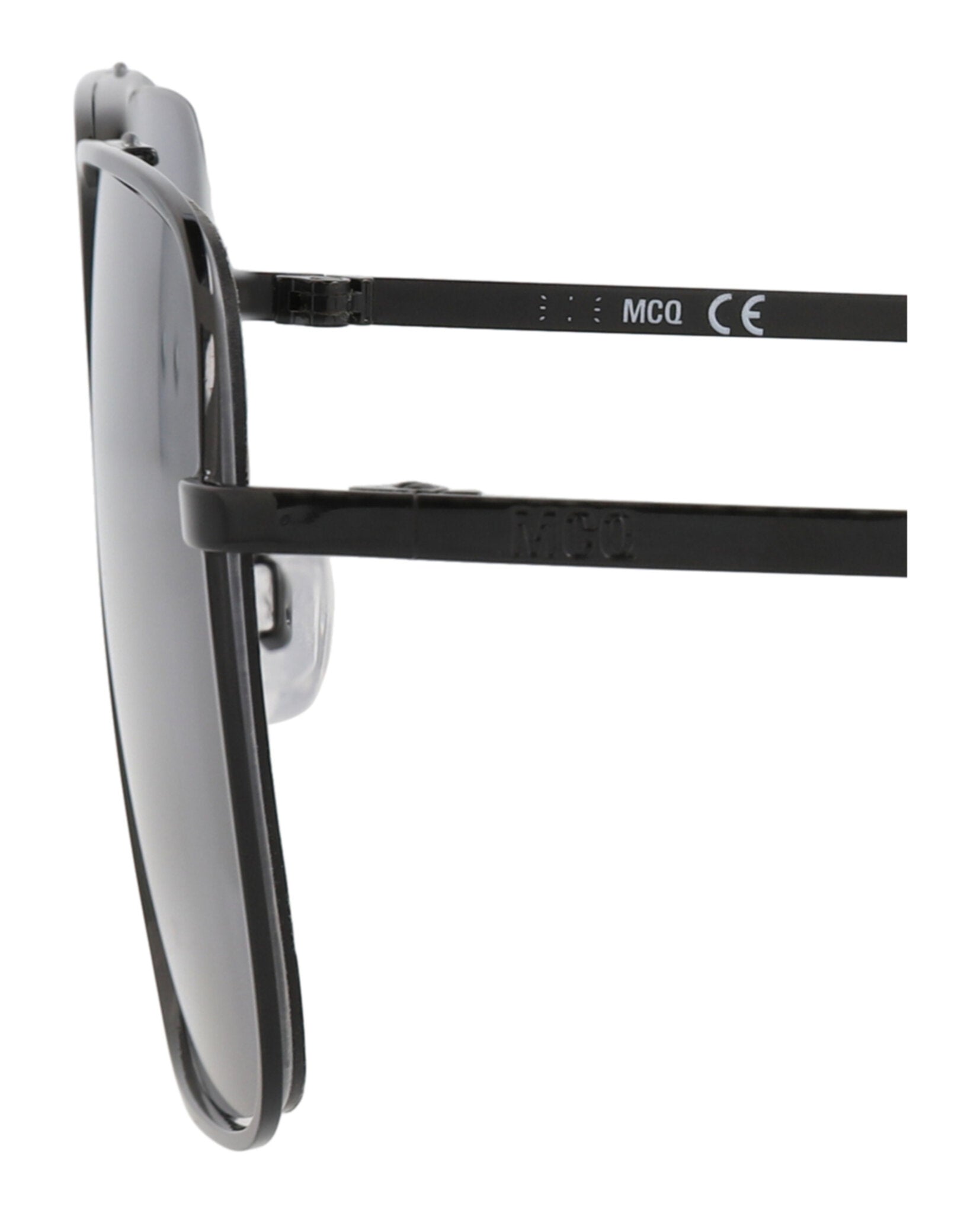 Square-Frame Metal Sunglasses