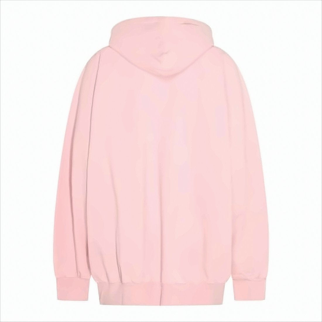 Relaxed Fit Pink Hoodie