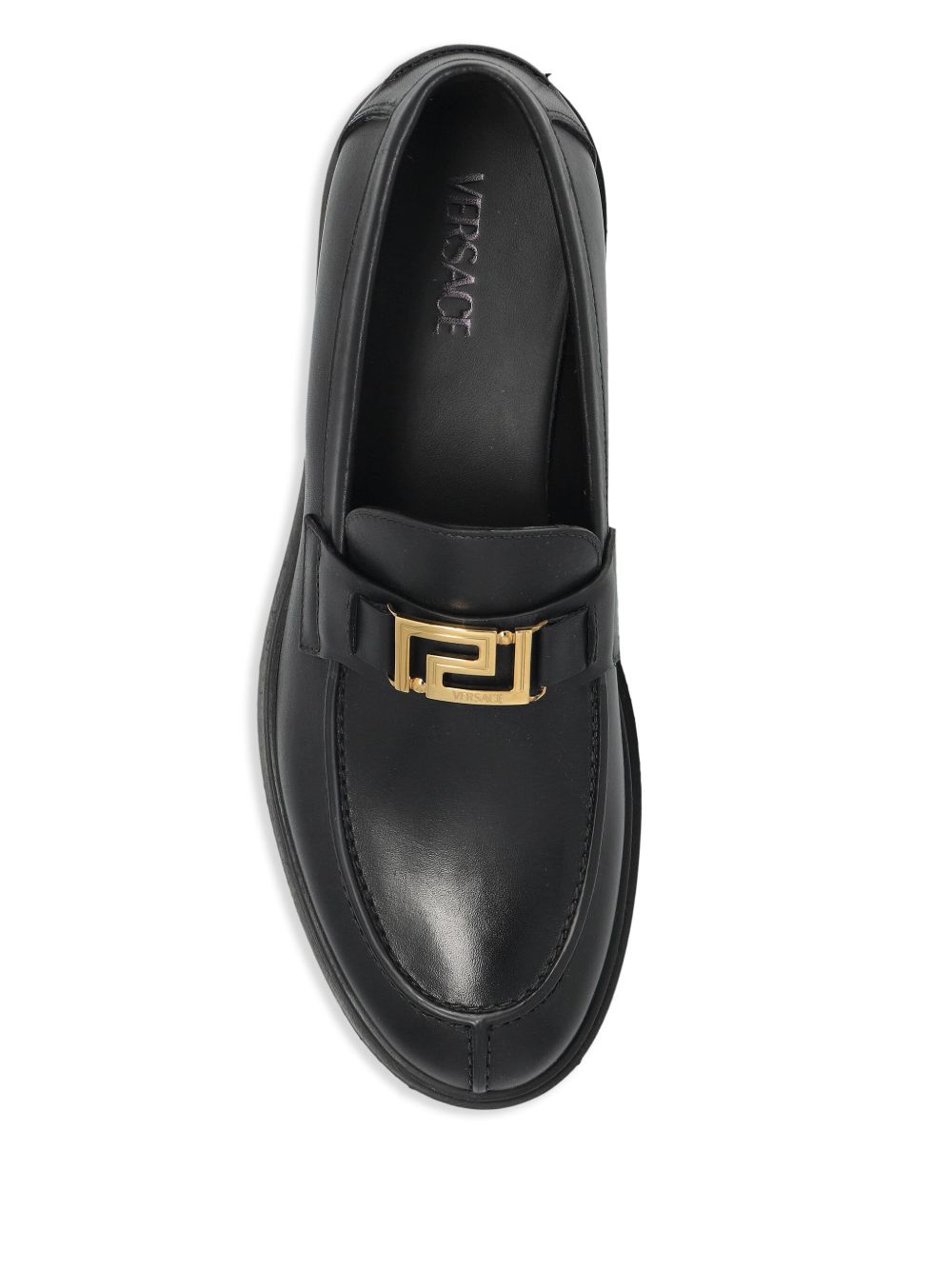 Smooth Leather Slip-On Loafers
