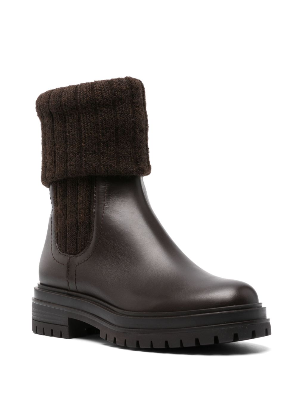 Tenney Boots With Knitted Cuff And Sole