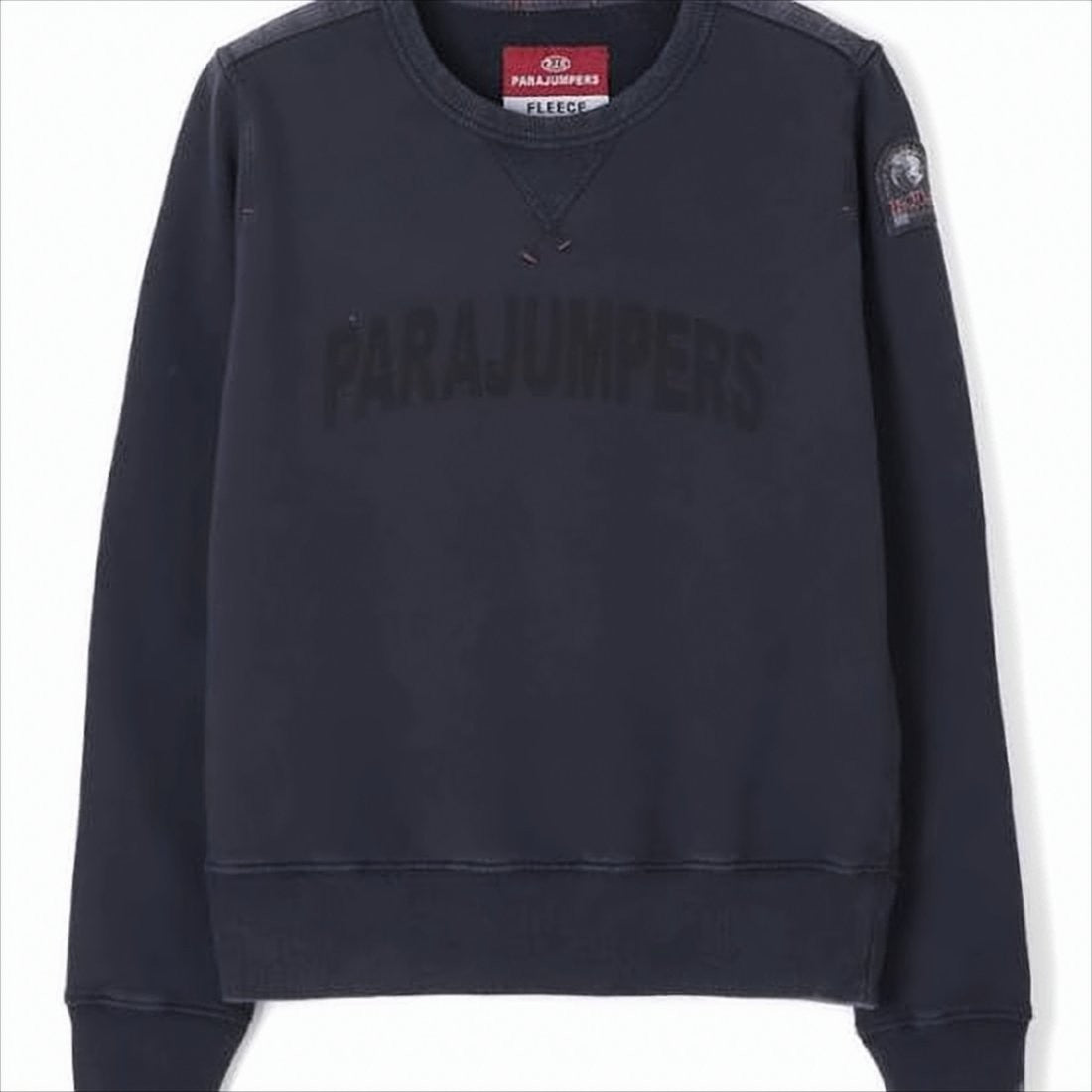 Long-Sleeve Cotton Fleece Sweatshirt with Embossed Logo