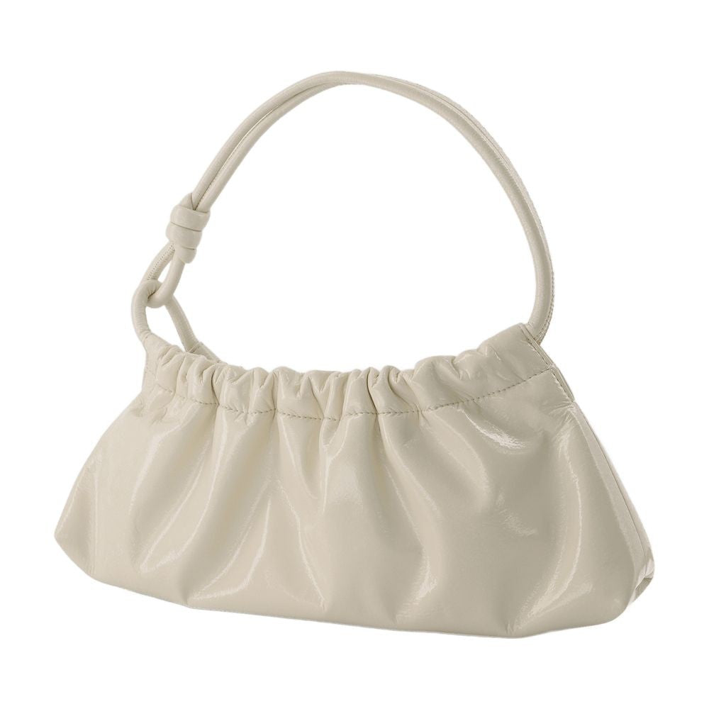 Valerie Bag In Cream Patent Vegan Leather