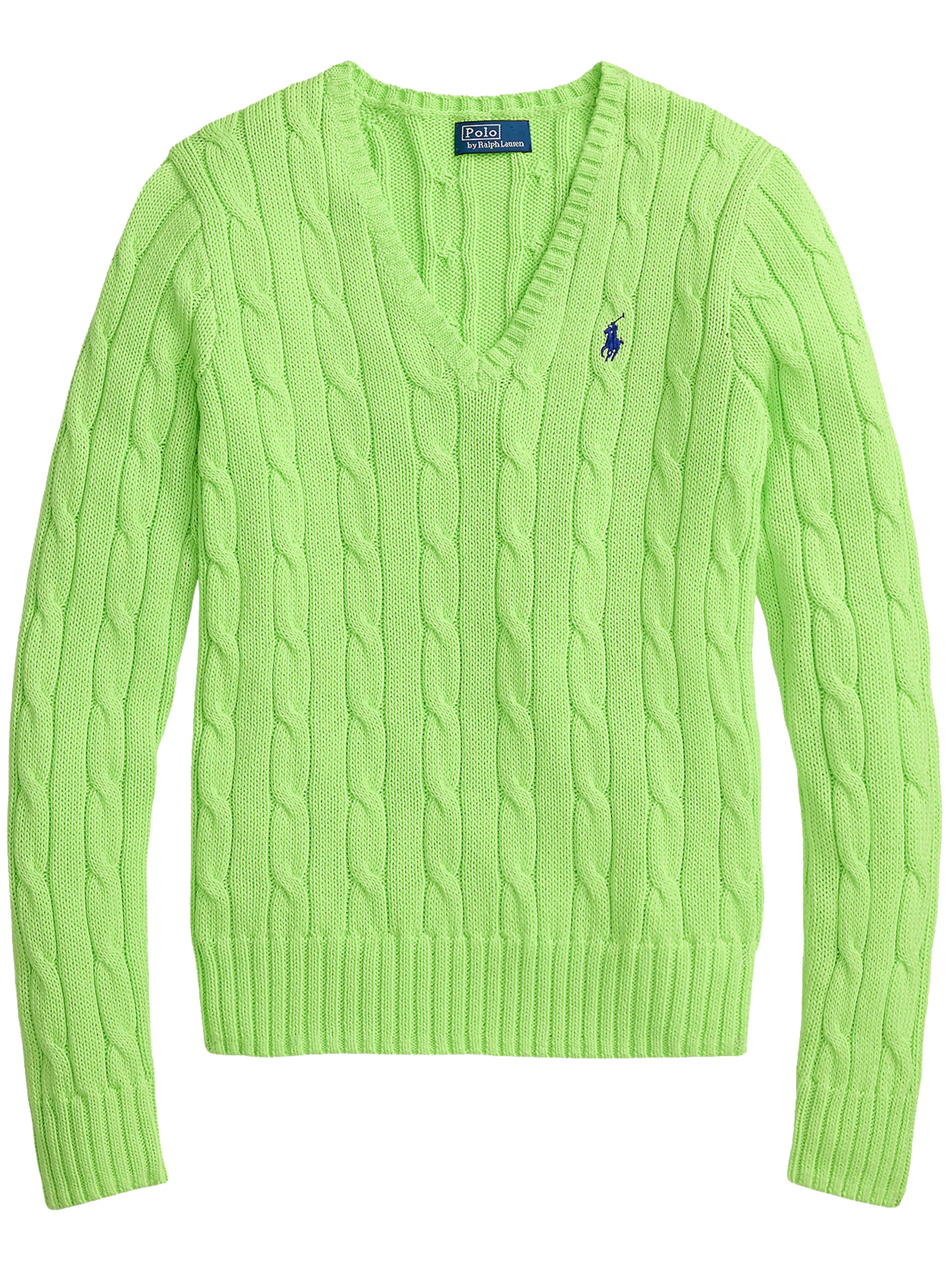Lime Green Kimberly Pullover Cotton Sweater