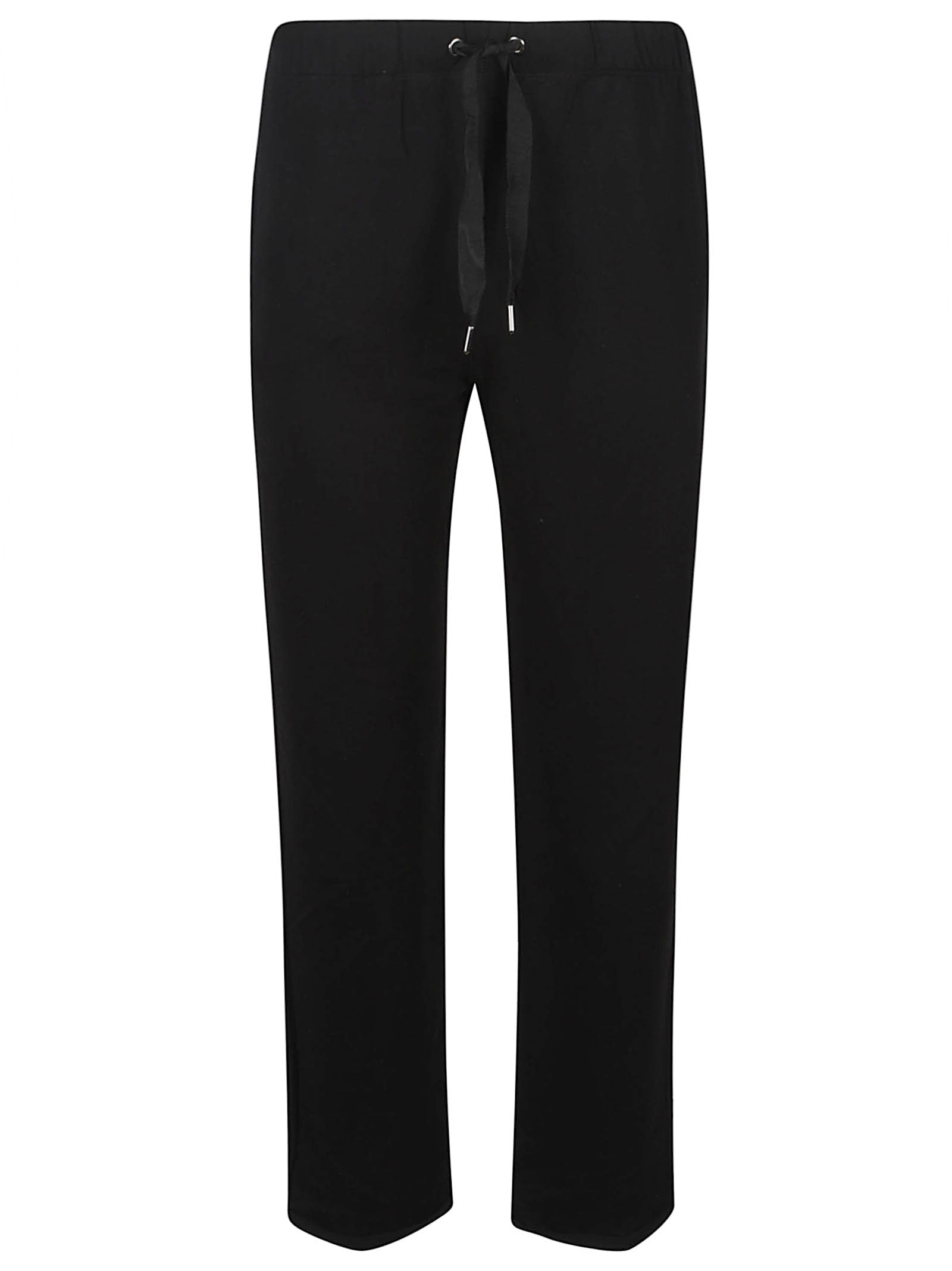 Cropped Black Pants with Relaxed Fit